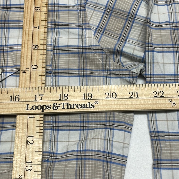 Rough Stock Panhandle Slim Pearl Snap Button Down - Picture 3 of 10